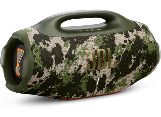 JBL Boombox 4 Portable Bluetooth Speaker, 2x 65W RMS Woofer Power, 37Hz - 20kHz, Two Bast Boost Settings, Up to 28 Hours Playing Time, IP68 Waterproof & Dustproof, Squad